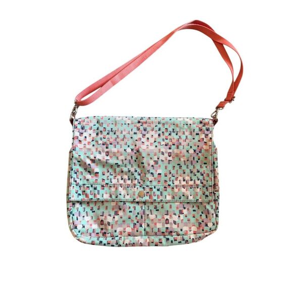 Fossil Keyper Messenger Crossbody Bag Set Multicolor Geometric - Picture 4 of 16